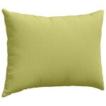 vidaXL Coussins de canapé 2 Pièces Vert clair 70 x 50 cm tissu