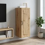 vidaXL Armoire Murale 33 x 34 5 x 90 cm Bois d'ingénierie