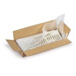 Caisse carton brune simple cannelure raja 35x27x14 cm (lot de 25)