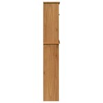 vidaXL Cabinet pour lave-linge VIGO marron miel 72 5 x 27 x 161 cm
