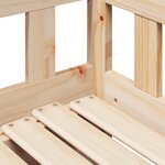 vidaXL Lit de jour avec gigogne et tiroirs sans matelas 90x200 cm