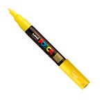 Marqueur Posca Jaune paille PC1MC Pointe conique extra-fine