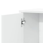 vidaXL Buffet blanc 60x31x70 cm bois d'ingénierie