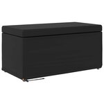 vidaXL Tabouret Noir 81 x 41 x 40 cm
