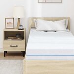 vidaXL Matelas Blanc 80 x 200 cm Mousse