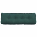 vidaXL Coussin de Dos Vert foncé 140 x 24 x 50 cm tissu