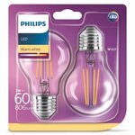 Philips ampoule led 2 pcs classique 7 w 806 lumens 929001387371