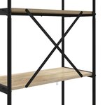 vidaXL Étagère Chêne sonoma 80 x 30 x 146 cm Bois d'ingénierie