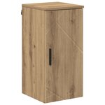vidaXL Ensemble de mobilier de salle de bain 5 Pièces chêne artisanal
