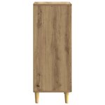vidaXL Buffet Chêne artisanal 33 x 34 5 x 90 cm Bois d'ingénierie