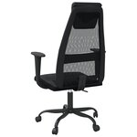 vidaXL Chaise de bureau réglable en hauteur noir