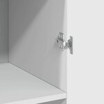 vidaXL Buffet haut blanc 70x42 5x185 cm bois d'ingénierie