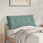 vidaXL Coussin de Dos Vert Mer 100 x 50 cm Tissu en velours côtelé