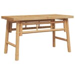 Banc de jardin vidaXL 80x38x45 cm en bambou