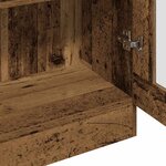 vidaXL Buffet haut vieux bois 82 5x30 5x150 cm bois d'ingénierie