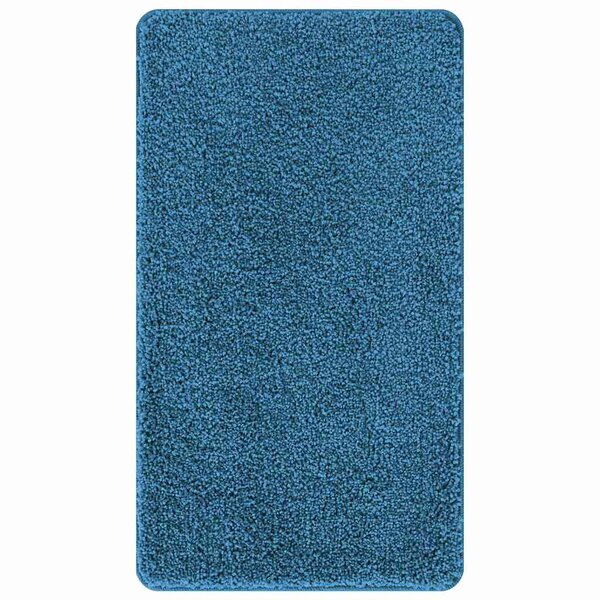 vidaXL Tapis de bain antidérapant Bleu 70 x 120 cm PP