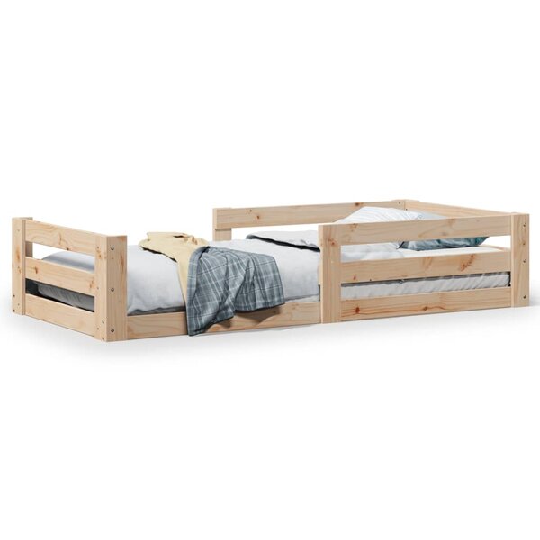 vidaXL Cadre de lit sans matelas 75x190 cm bois de pin massif
