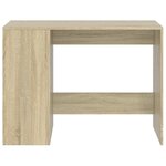 vidaXL Bureau chêne sonoma 102x50x75 cm bois d'ingénierie