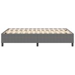 Lit Box Spring vidaXL Gris clair Petit Double en tissu velours côtelé