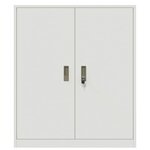 vidaXL Armoire de rangement Blanc 90 x 40 x 105 cm Acier