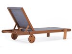 Bain de soleil en bois exotique "saïgon" - maple - gris