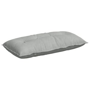 vidaXL Coussin de Dos Gris clair 100 x 50 cm Tissu en velours côtelé