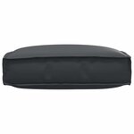 vidaXL Coussin pour assise de palette Noir 60 x 60 x 12 cm
