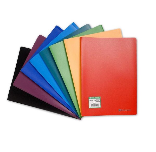 Protège-documents A4 30 pochettes 60 Vues Coloris Aléatoire EXACOMPTA