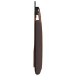 vidaXL Tête de lit suspendue Marron foncé PU antique