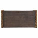 vidaXL Table basse Naturel 90 x 45 x 35 cm Bois de Mahogany Massif