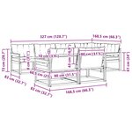 vidaXL Ensemble de canapés d'extérieur 7 Pièces Blanc et Beige