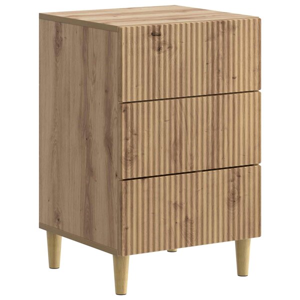 vidaXL Cabinet de chevet Chêne artisanal 43 x 41 x 66 5 cm