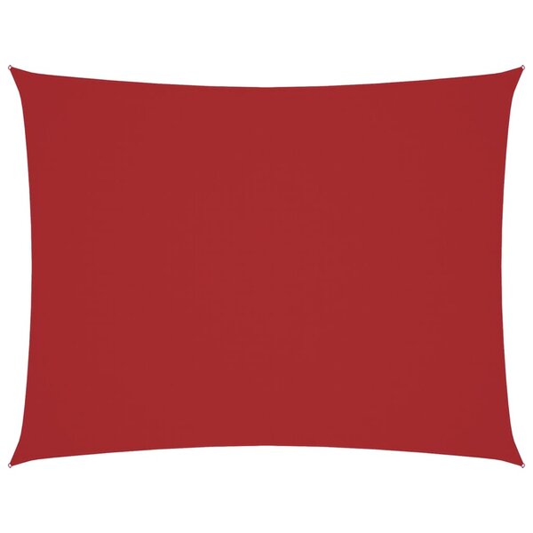 vidaXL Voile de parasol tissu oxford rectangulaire 2x3 m rouge