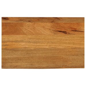 vidaXL Dessus de table à bord vivant 50x30x2 5 cm bois massif manguier