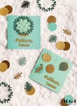 DIY - 10 cartes de vœux à faire soi-même Or et Vert