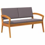 vidaXL Ensemble bistrot 2 Pièces Marron Bois d'acacia massif