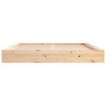 vidaXL Cadre de lit sans matelas 150x200 cm bois massif