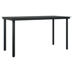 vidaXL Ensemble à manger de jardin 5 Pièces et coussins marron poly rotin