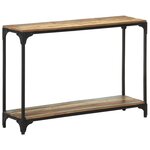 vidaXL Table console 110x30x75 cm Bois solide de récupération