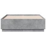 vidaXL Cadre de lit gris béton 120x190 cm bois d'ingénierie