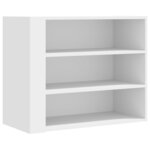 vidaXL Armoire murale blanc 75x35x60 cm bois d'ingénierie