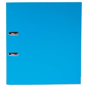 Classeur À Levier Prem'touch Intérieur Et Extérieur En Polypropylène - Dos 80mm - A4 Maxi. - Bleu Clair - X 10 - Exacompta
