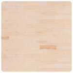 vidaXL Dessus de table carré 90x90x4 cm Bois chêne massif non traité