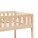 vidaXL Lit pour enfants sans matelas 75x190 cm bois de pin massif