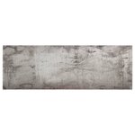Tableau magnétique panneau écriture école maison bureau mural verre 60 x 20 cm gris 02_0045508
