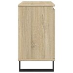 vidaXL Armoire de bain chêne sonoma 58x33x60 cm bois d'ingénierie