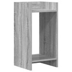 vidaXL Support de Plante Sonoma gris 30 x 30 x 60 cm Bois d'ingénierie