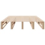 vidaXL Cadre de lit sans matelas 120x200 cm bois de pin massif