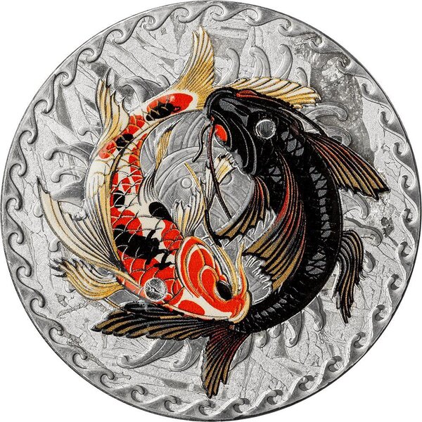 Monnaie KOI FISH 1 Oz Meteorite 1$ Niue 2024