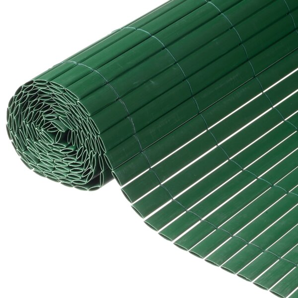 Nature Écran de jardin à double face PVC 1 5x3 m Vert